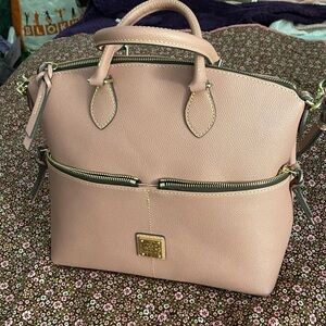 Dooney & Bourke blush Dillen Double Pocket Satchel.